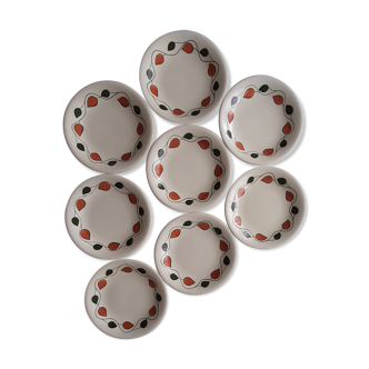 Set of dessert plates from Salins
