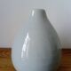 vase en céramique craquelée gris clair