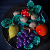 Vallauris barbotine plate Albert Ferlay