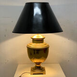 Vintage 70's golden metal lamp