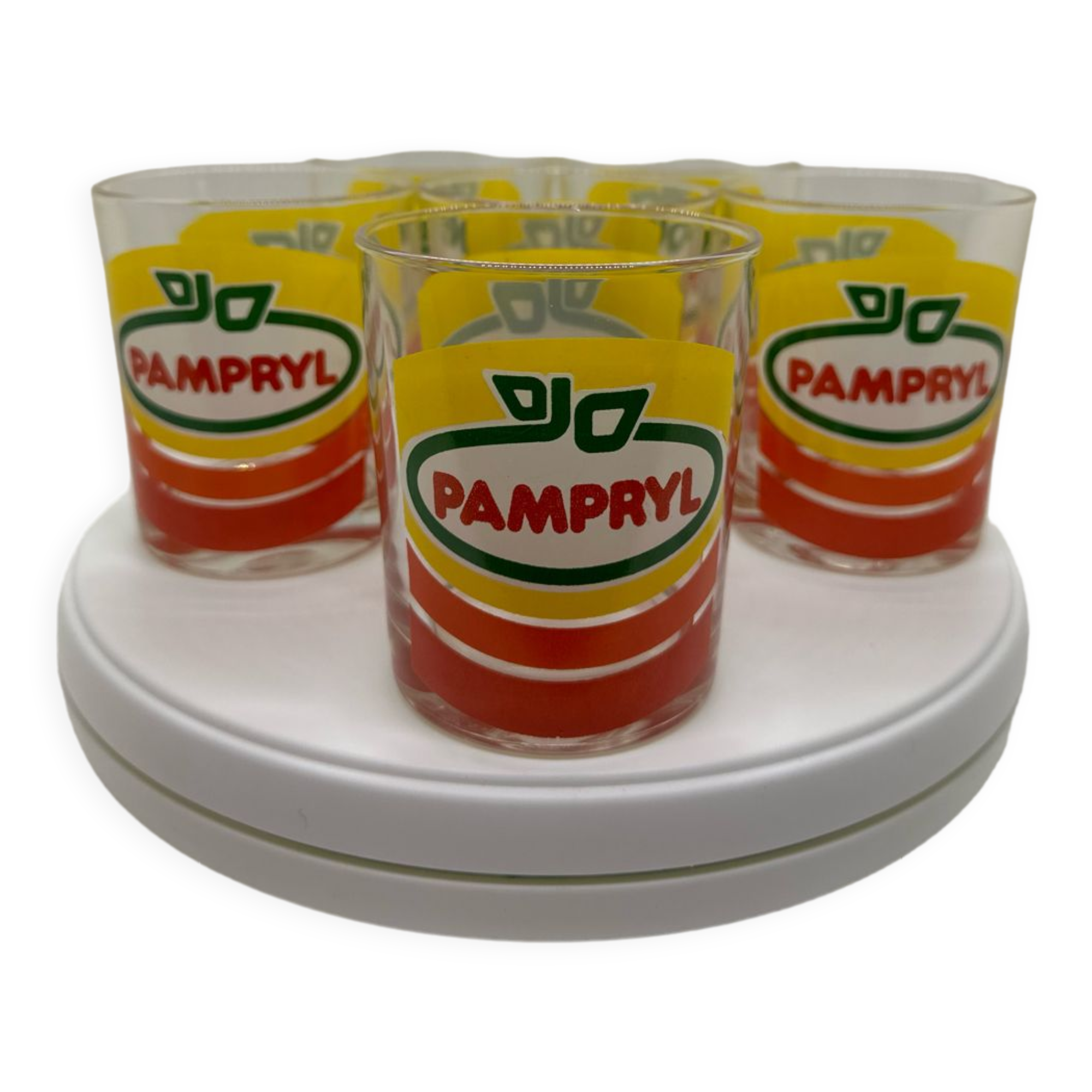 6 juice glasses pampril