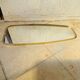 Large asymmetrical mirror metal gold vintage 1960 60 design mirror