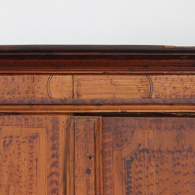 Painted folk art bridal wardrobe 1773