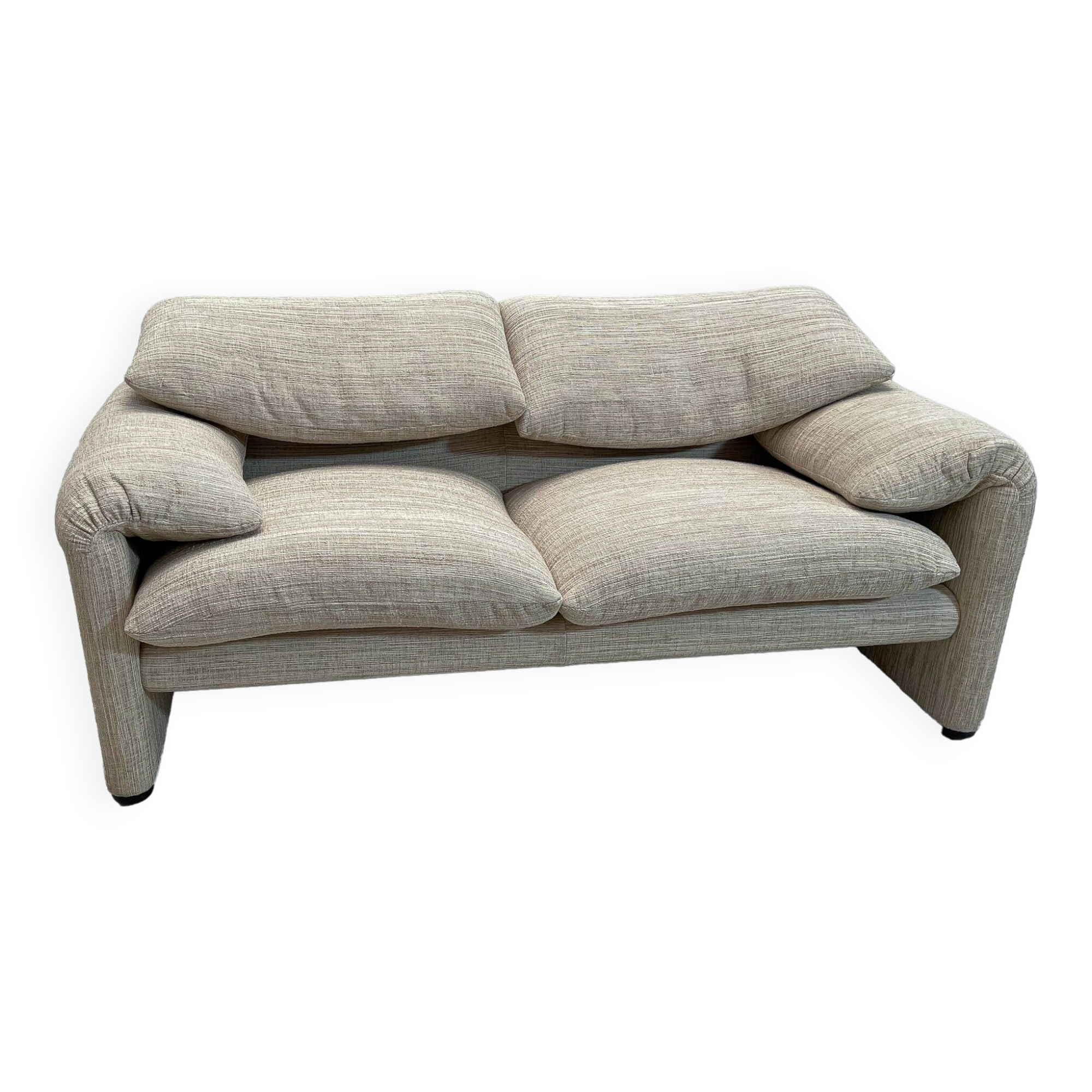 Maralunga 2-seater sofa by Vico Magistretti for Cassina