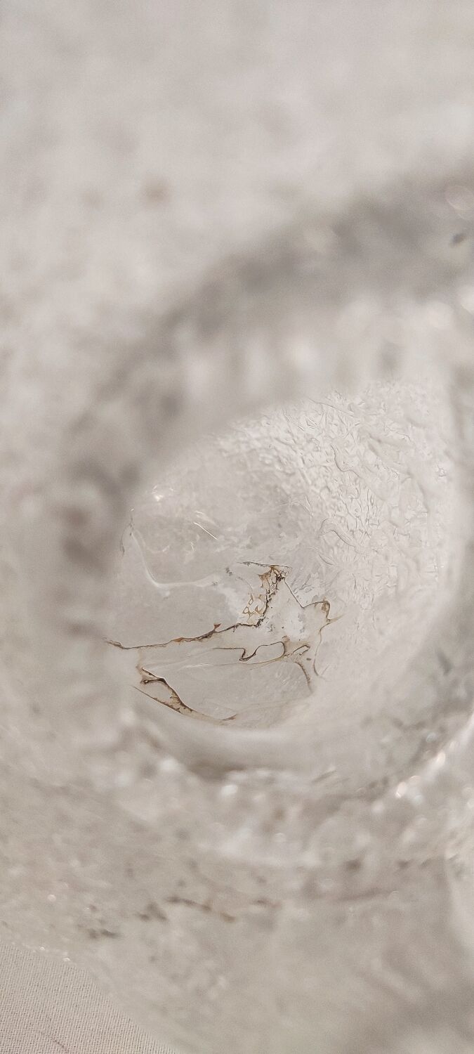 Murano glass vase Italy 1970s