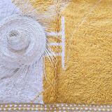 Handmade pure wool rug, size 100 x 200 cm