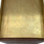 Vintage Danishs Modern  Modern Teak, Brass Planter/ Flower Box/Pot Plant Stand 1960s