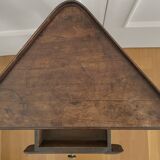 19th century walnut corner tripod table