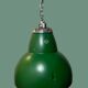 Green industrial lamp