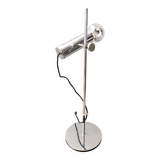 Chrome-Plated Brass Desk Lamp attr. to Giuseppe Ostuni for O-Luce, Italy