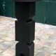 Sellette - Table d'appoint en bois teinté noir