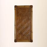Vintage bamboo bookcase