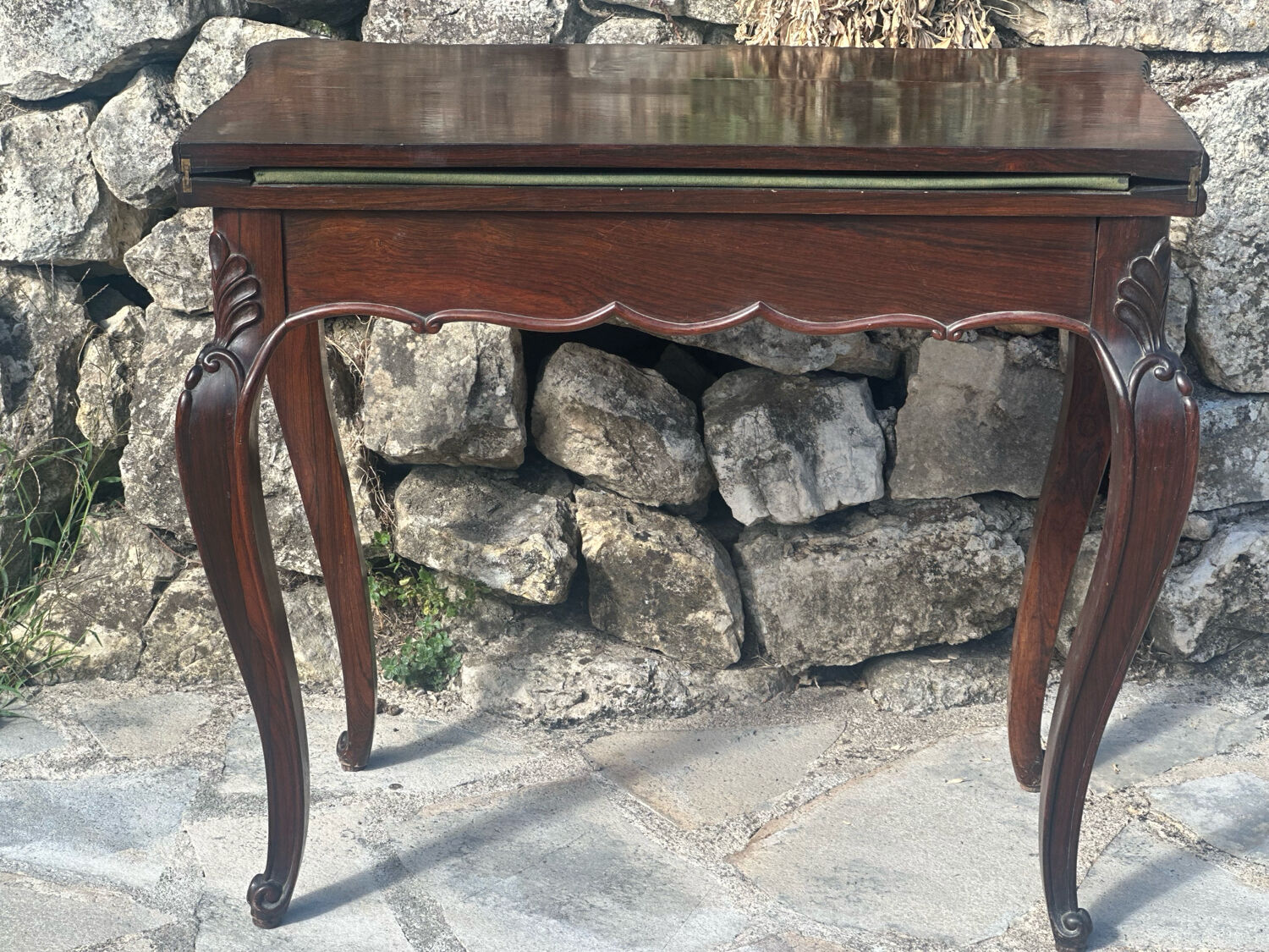 Louis XV style games table, 19th century