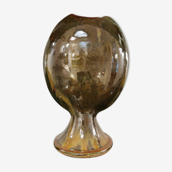 Vase coupe céramique vintage années 70