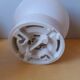 Ceramic and opaline wall light
