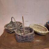 Trio of vintage baskets
