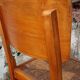 Pair of straw-seated chairs from the 1950s