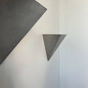 Pair of vintage wall lights, brushed metal, France 1970.
