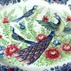 XL asian ceramic serving platter - made in Japan - Vintage