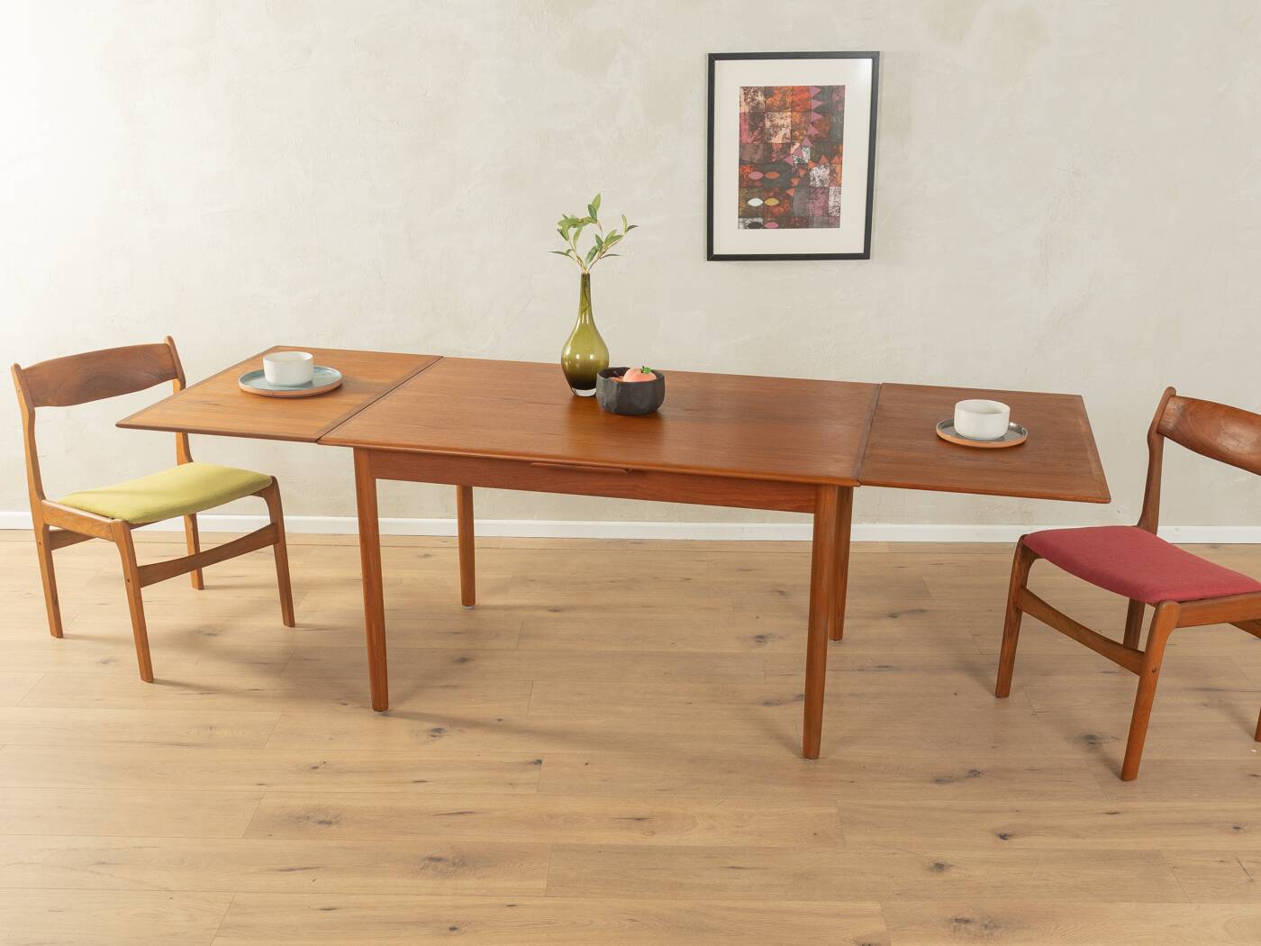 Table à manger extensible classique des années 1960
