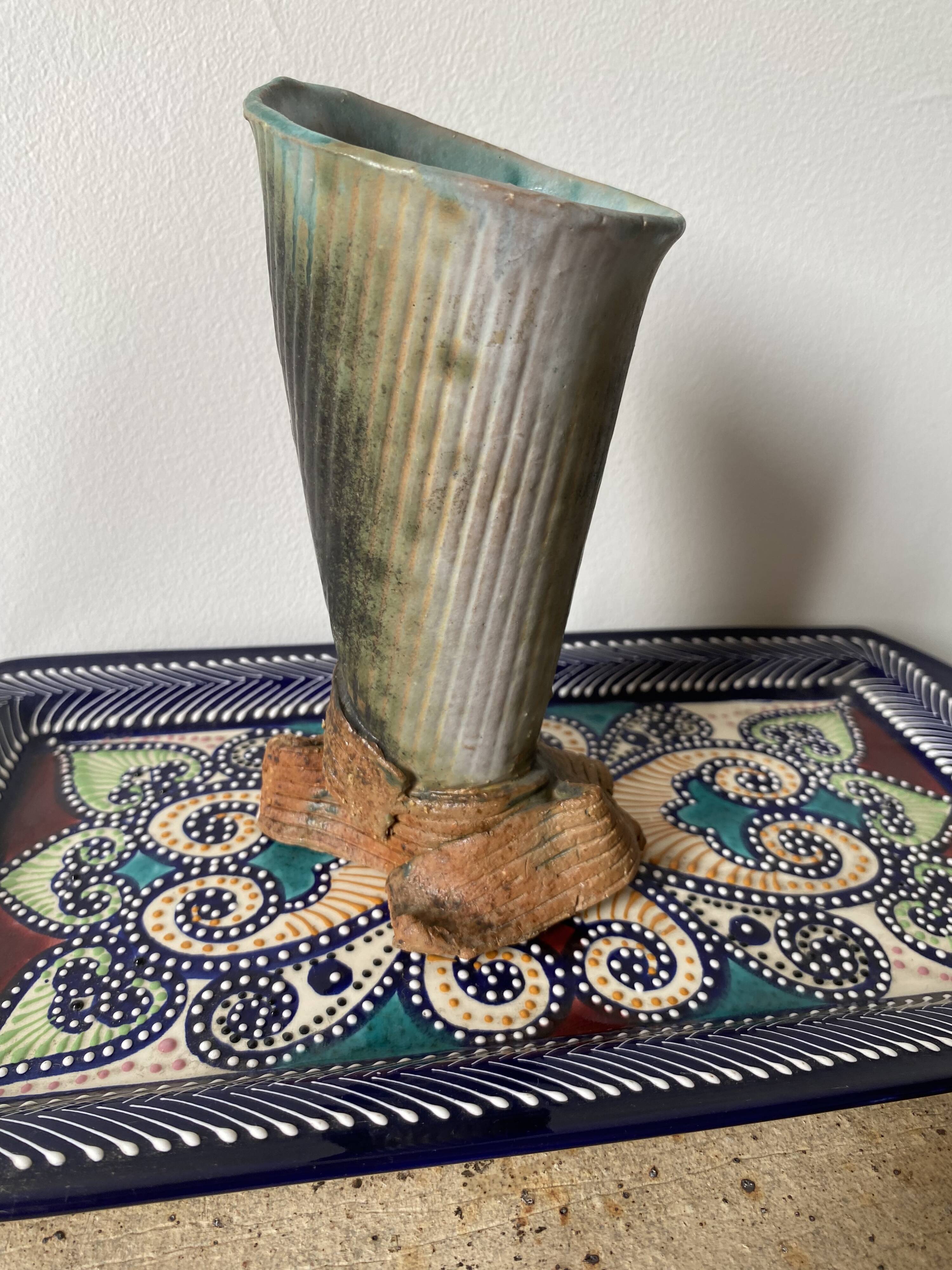 Wabi-sabi vase from the 1970s