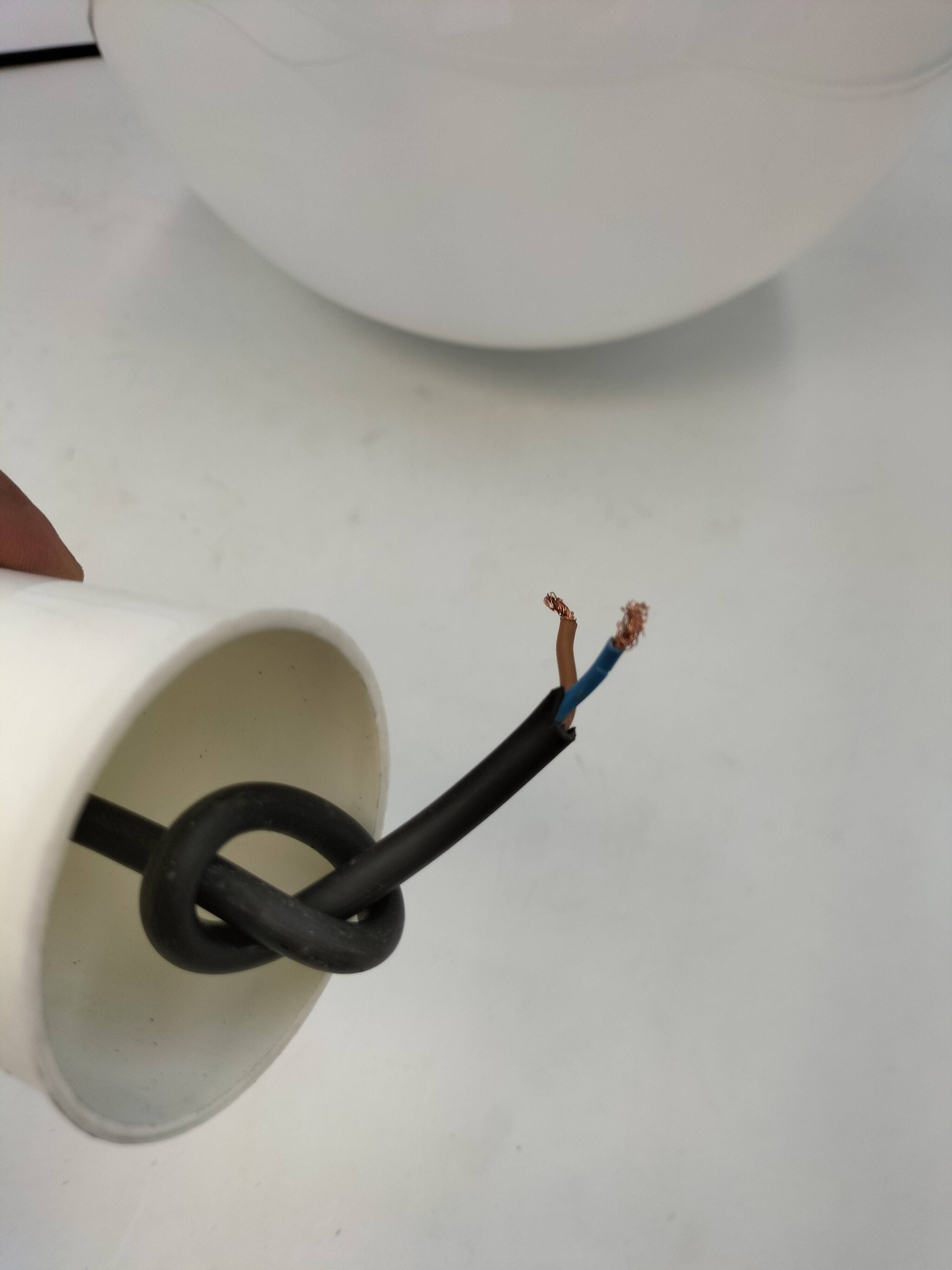 Opaline pendant light