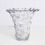 Crystal "honeycomb" vase P.D'Avesn