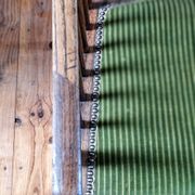 1900s Arts and Crafts style tapered wingback armchair