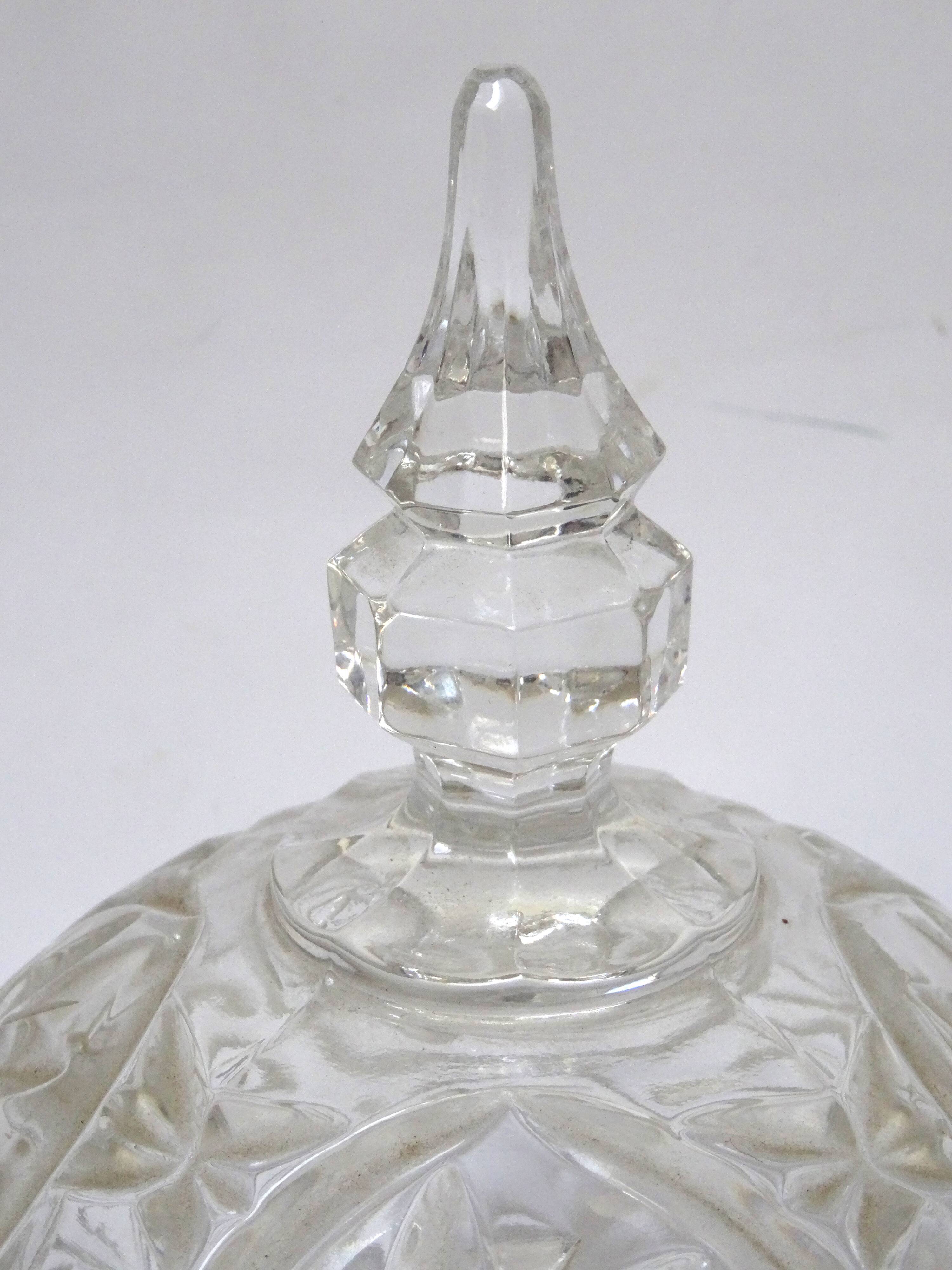 Square crystal candy box