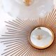 Suspension opaline blanche