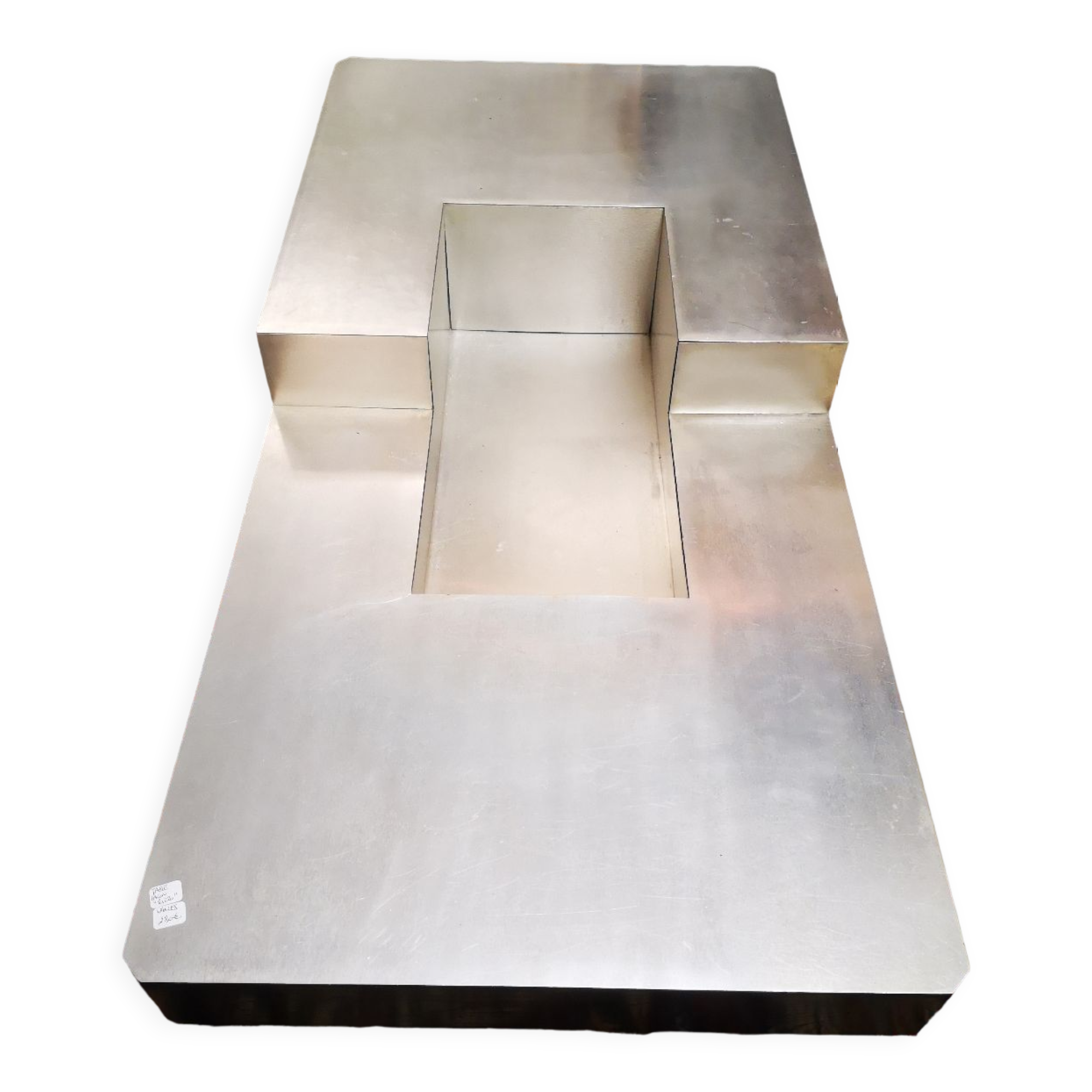 Stainless steel coffee table