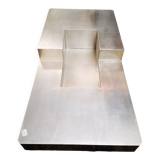 Table basse en inox