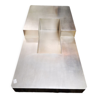 Stainless steel coffee table