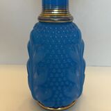 Blue opaline vase
