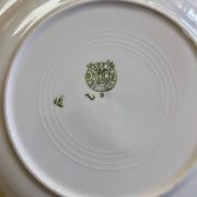 4 assiettes creuses Boch La Louvière Belgium