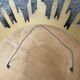 Sun mirror witch's eye vintage gilded wood 60s-70s