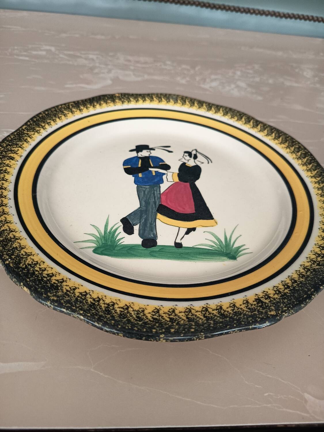 Henriot Quimper Plate