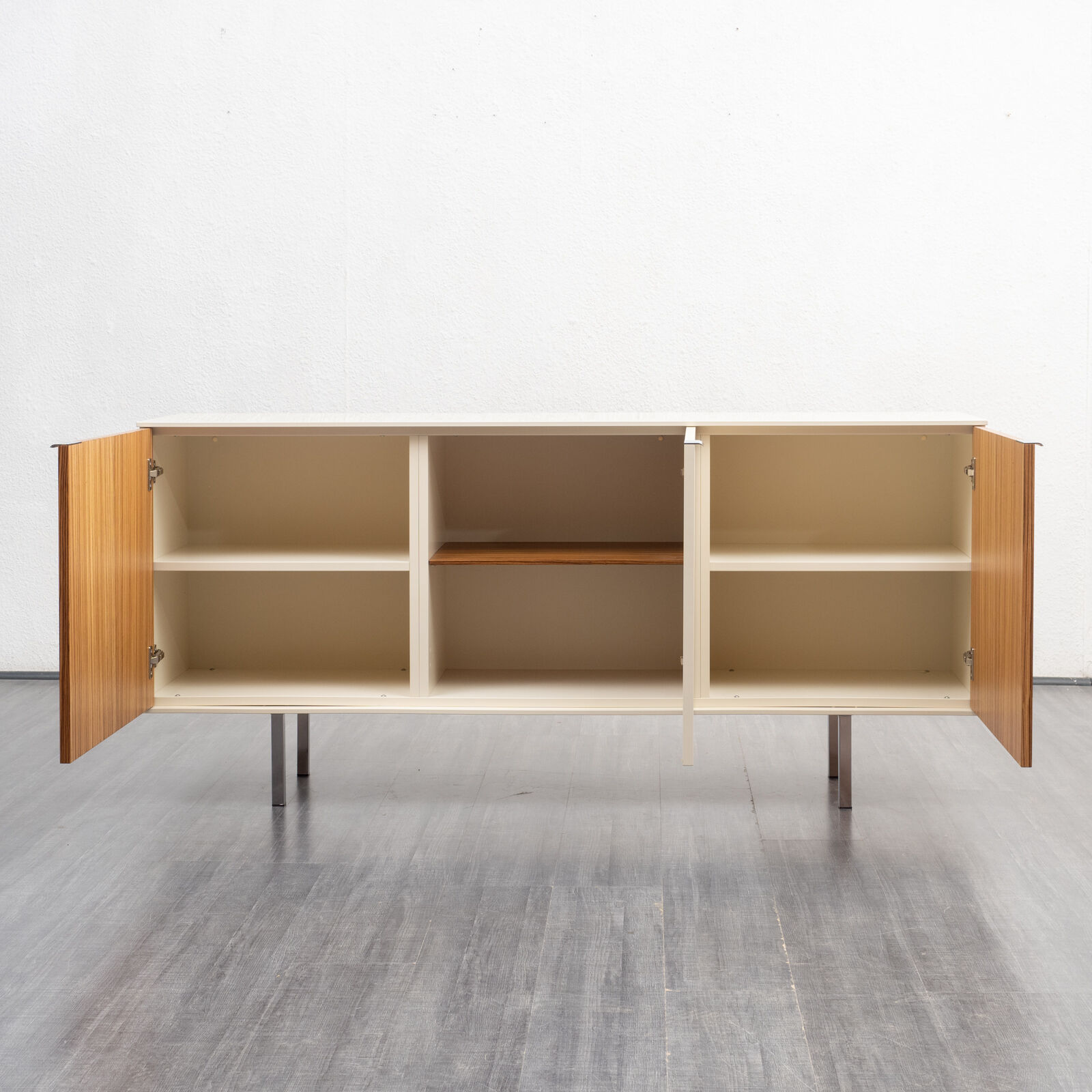 Buffet vintage, bois de zèbre, 173cm