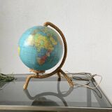 Luminous terrestrial globe Tarride Audoux and Minet