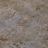 Hand-knotted persian vintage 1970s 250 cm x 333 cm purple wool carpet