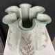 Large Italian polylobed vase by Volpi Deruta from the 1960s-70s.