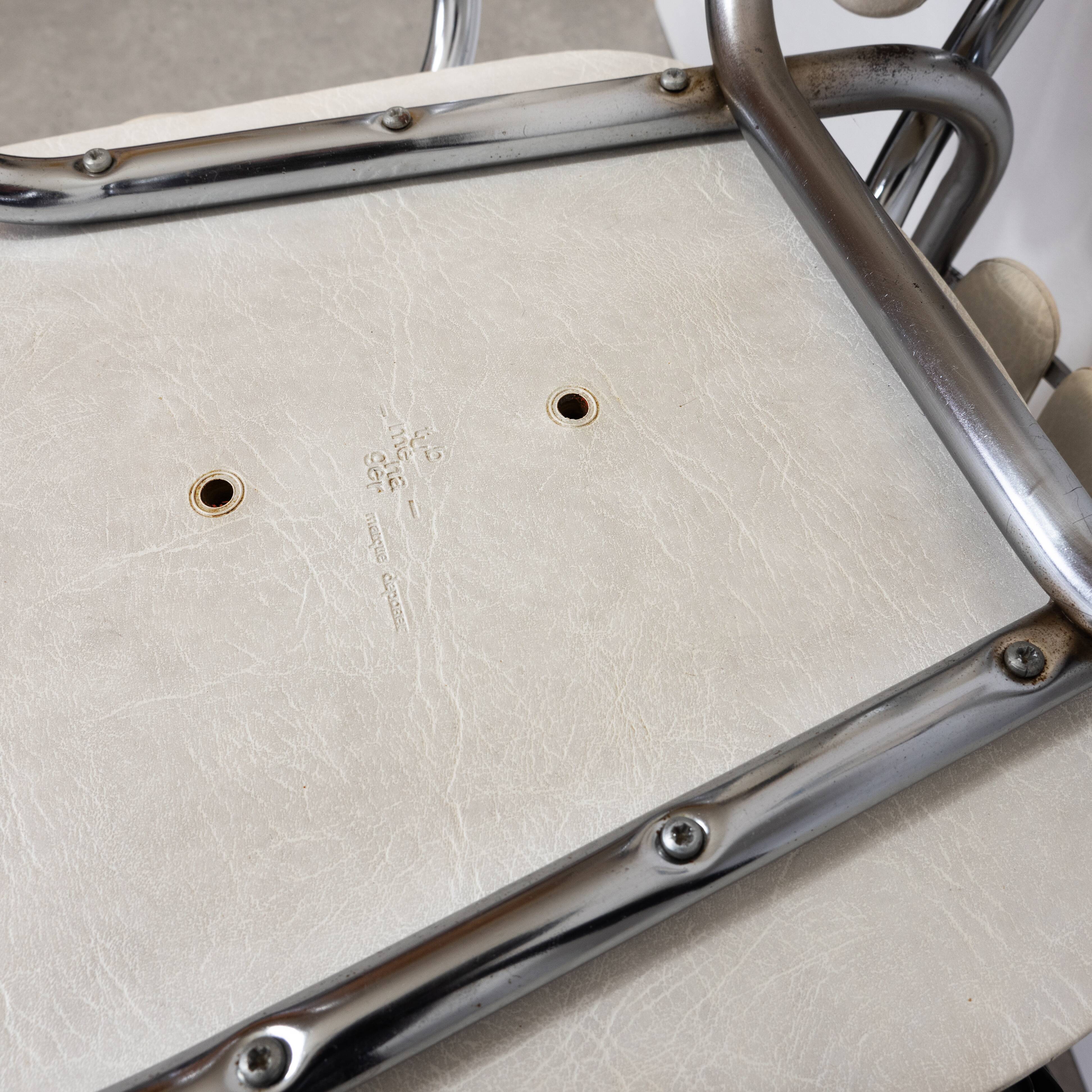 Pair of kitchen chairs Tubménager skaï