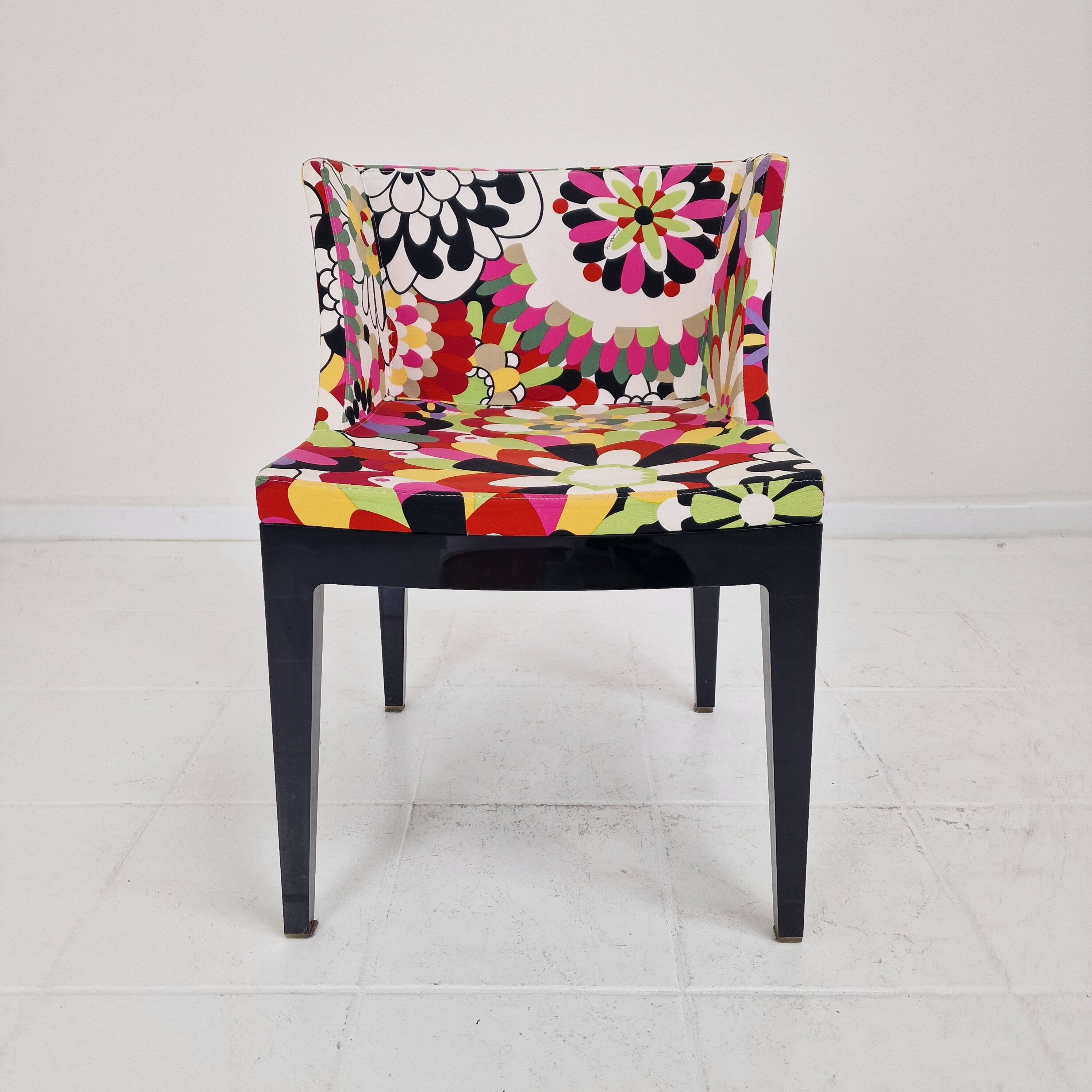 Kartell “Mademoiselle” chair in Missoni fabric by Philippe Starck, Italy