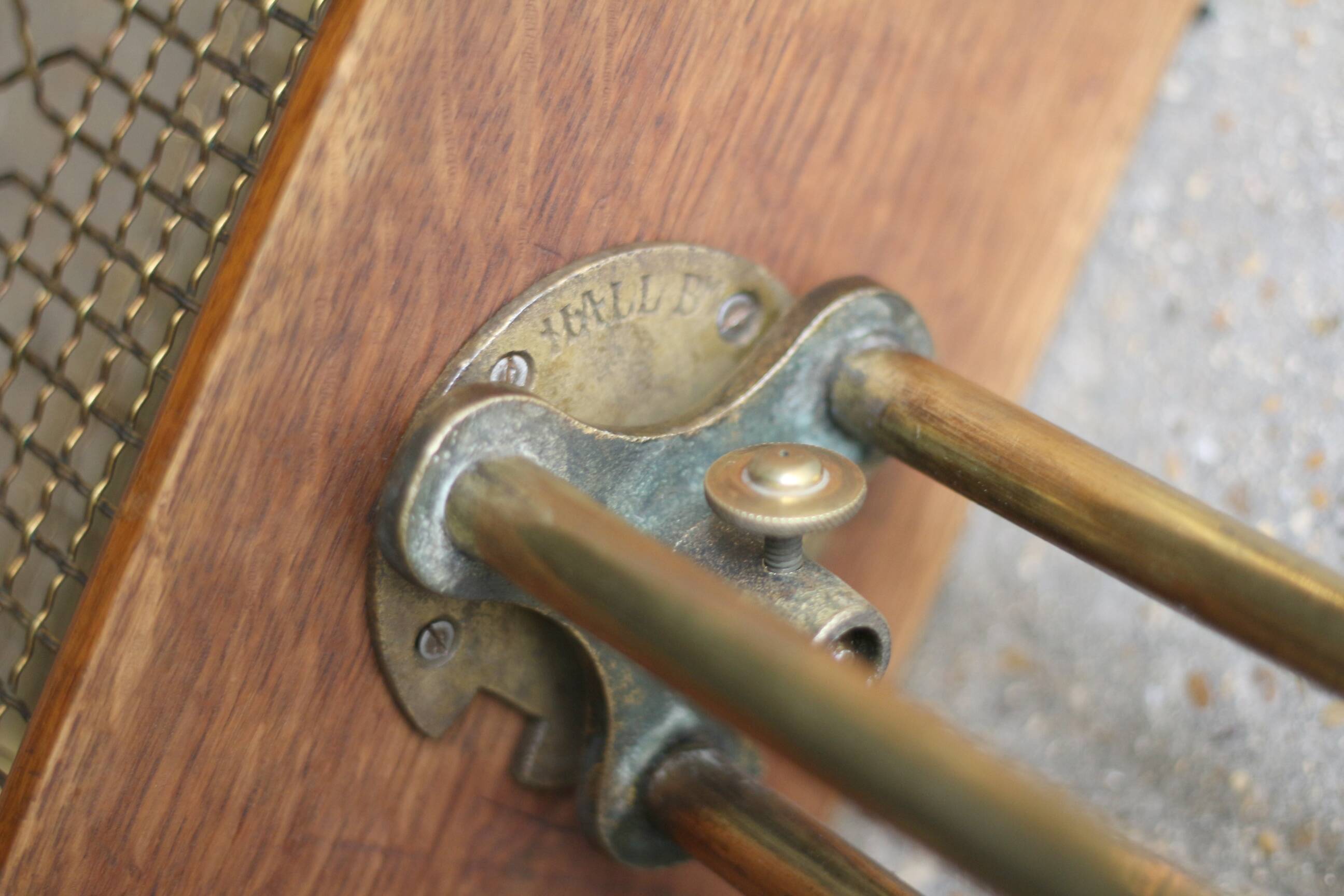 Irresistible victorian s. hall rotating magazine rack.
