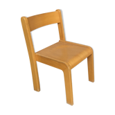 Vintage children's chair retro 60s wooden furniture antic image 0 vintage retro children's chair year