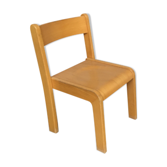 Vintage children's chair retro 60s wooden furniture antic image 0 vintage retro children's chair year