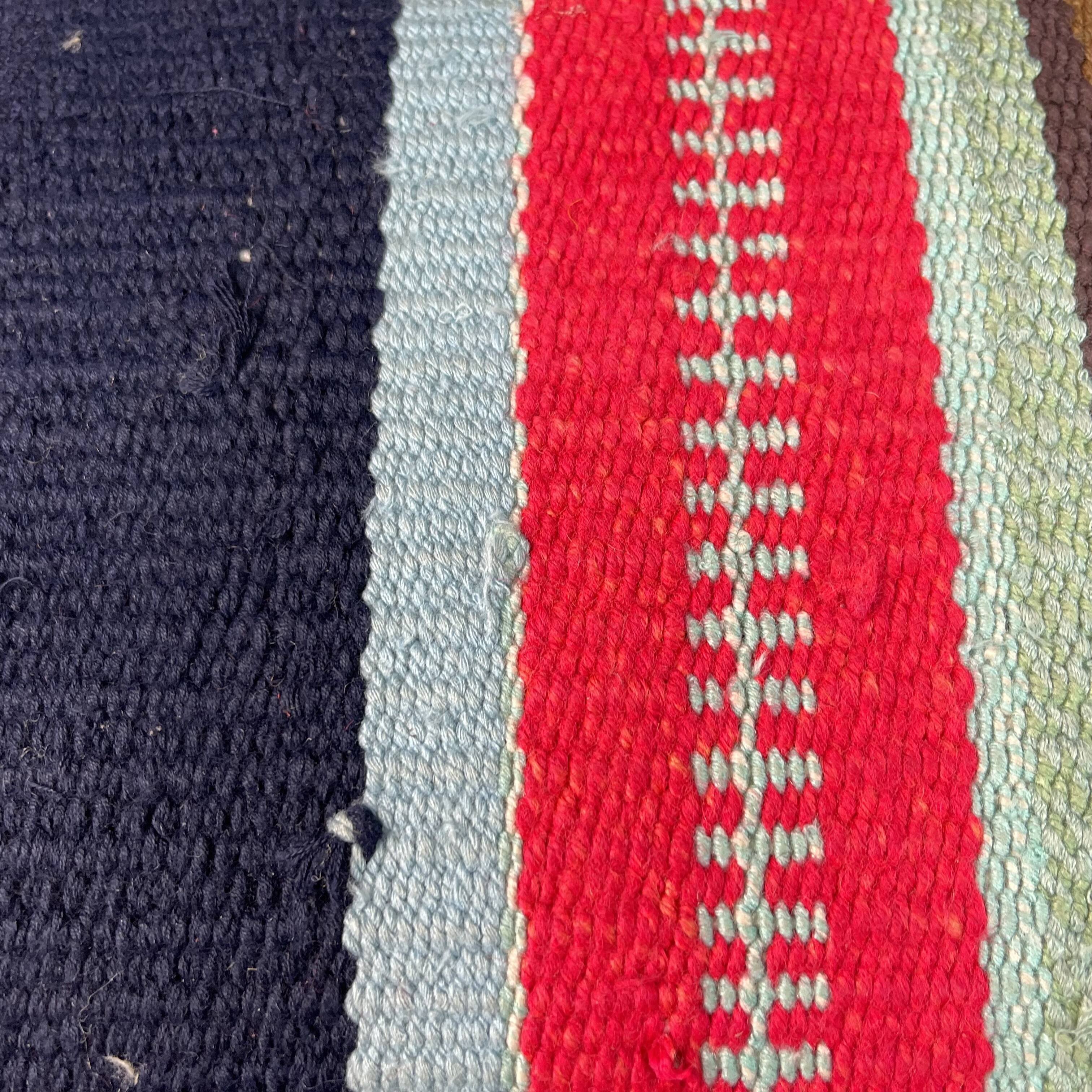 Vintage turkish kilim cushion cover 30x50cm