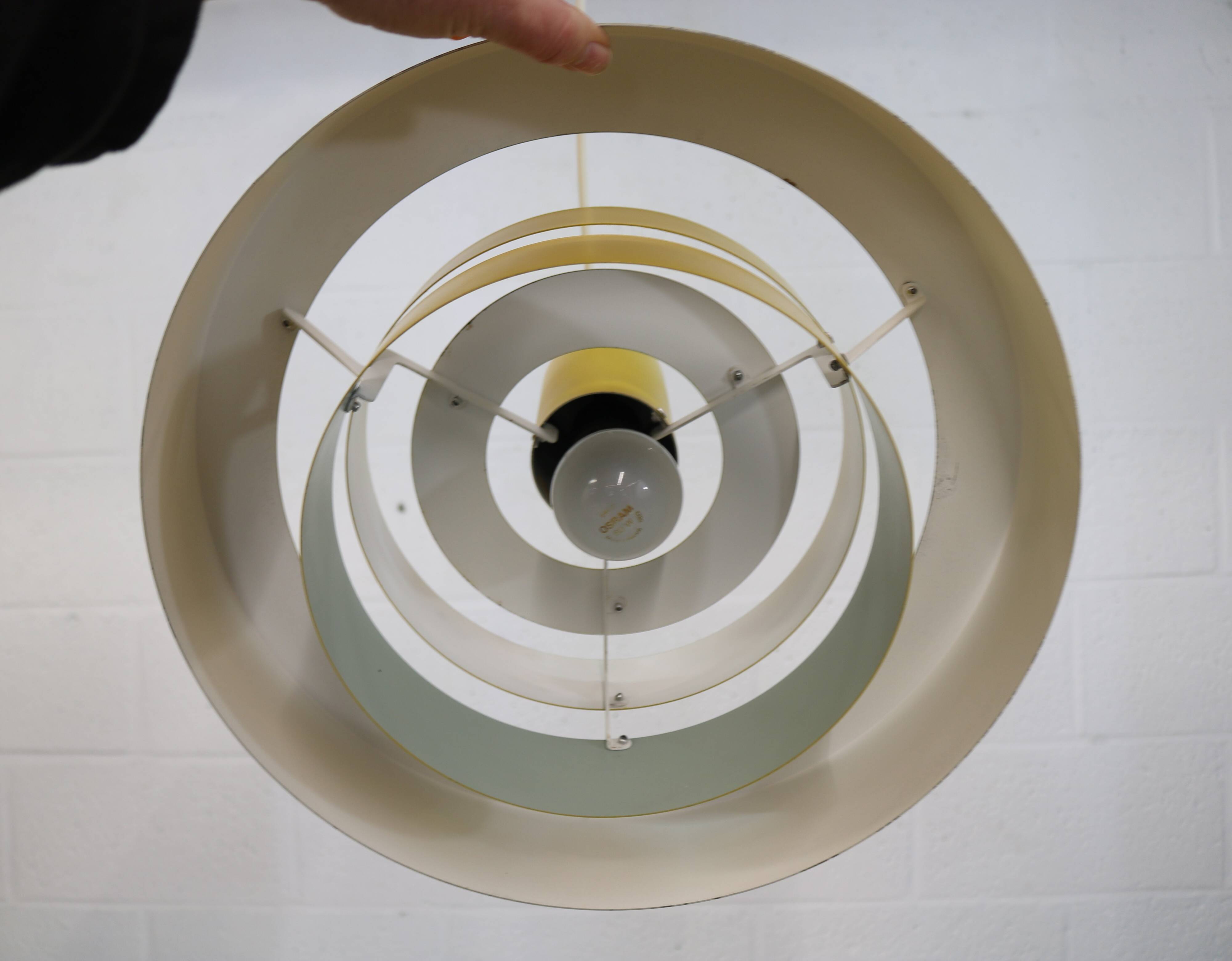 Mid-century modern hanging lamp by Jo Hammerborg - Fog & Morup - model Equ