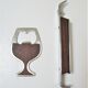 Deux ouvre bouteille palissandre acier design vintage