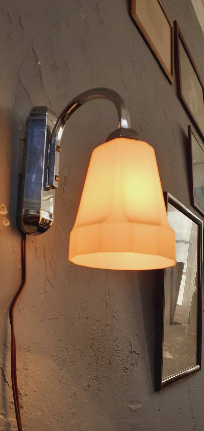Art Deco Bathroom Wall Lamp Year 40.
